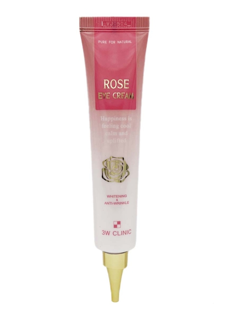 3W Clinic Крем для век осветляющий с экстрактом розы Rose Eye Cream, 40 мл