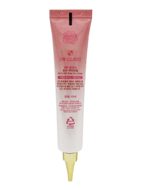 3W Clinic Крем для век осветляющий с экстрактом розы Rose Eye Cream, 40 мл