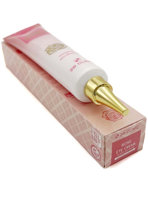 3W Clinic Крем для век осветляющий с экстрактом розы Rose Eye Cream, 40 мл