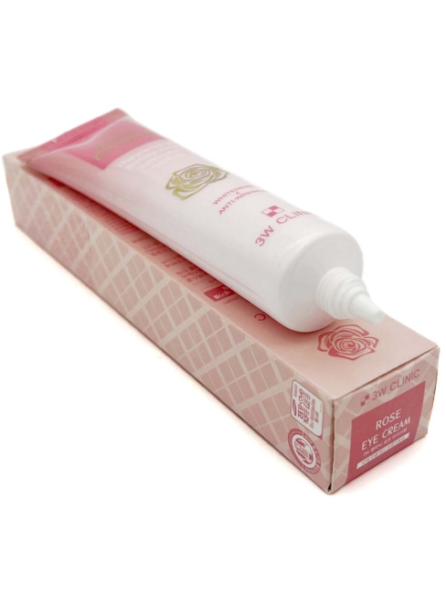 3W Clinic Крем для век осветляющий с экстрактом розы Rose Eye Cream, 40 мл