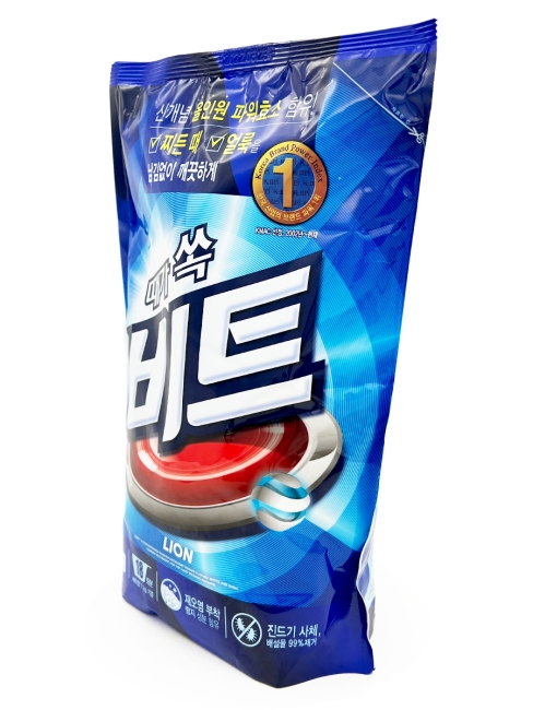 LION Стиральный порошок - концентрат с отбеливателем Beat (Pouch), 1000 г