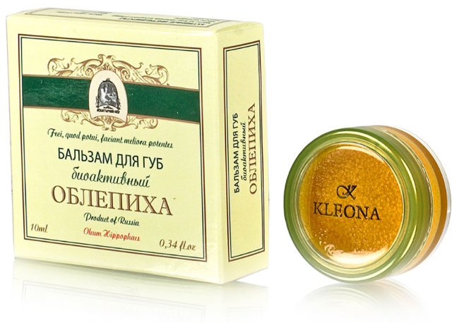 Kleona Бальзам для губ биоактивный "Облепиха", 10 мл Kleona Бальзам для губ биоактивный "Облепиха", 10 мл