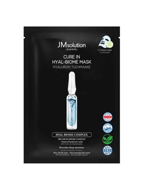 JMsolution Маска для лица лечебная с церамидами и пробиотиками Europe Cure In Cera-Biome Mask, 30 мл