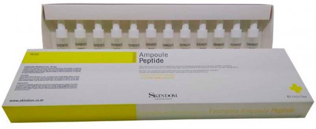 Skindom Концентрат для лица с пептидами питательный Fermenta Ampoules Peptide, 12*7 мл Skindom Концентрат для лица с пептидами питательный Fermenta Ampoules Peptide, 12*7 мл