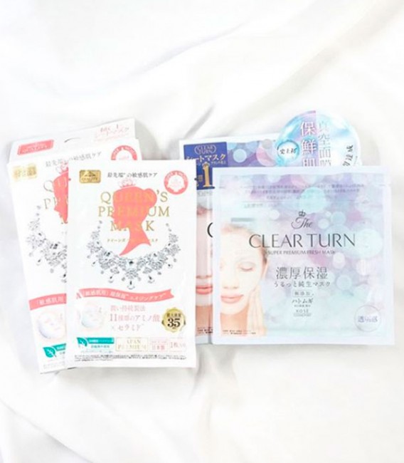 Quality First Premium Mask Super Moist Super Sensitive Премиальная увлажняющая маска для гиперчувствительной кожи, 5 шт