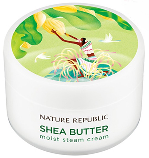 NATURE REPUBLIC Shea Butter Moist Steam Cream Увлажняющий крем с маслом Ши, 100 мл NATURE REPUBLIC Shea Butter Moist Steam Cream Увлажняющий крем с маслом Ши, 100 мл