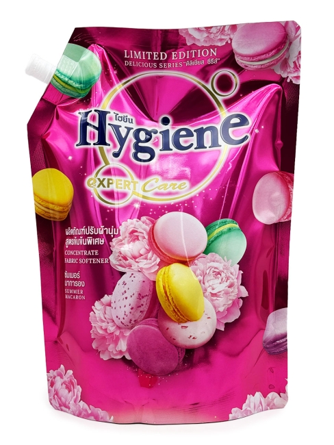 Hygiene Кондиционер концентрат для белья парфюмированный Летний макарун Summer Macaron Scent Fabric Softener, 1100 мл Hygiene Кондиционер концентрат для белья парфюмированный Летний макарун Summer Macaron Scent Fabric Softener, 1100 мл