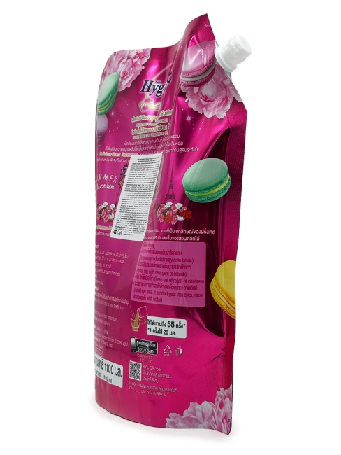 Hygiene Кондиционер концентрат для белья парфюмированный Летний макарун Summer Macaron Scent Fabric Softener, 1100 мл Hygiene Кондиционер концентрат для белья парфюмированный Летний макарун Summer Macaron Scent Fabric Softener, 1100 мл