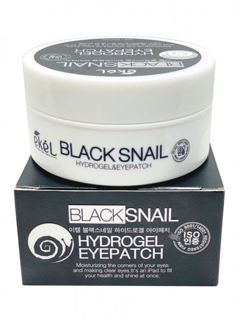 Ekel Гидрогелевые патчи с экстрактом Черной улитки Black Snail Hydrogel Eye Patch, 60 шт Ekel Гидрогелевые патчи с экстрактом Черной улитки Black Snail Hydrogel Eye Patch, 60 шт