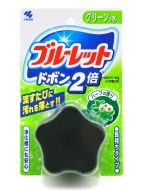 Kobayashi Таблетка для бачка унитаза с эффектом окрашивания воды (двойная) Травы Bluelet Dobon W, 120 г