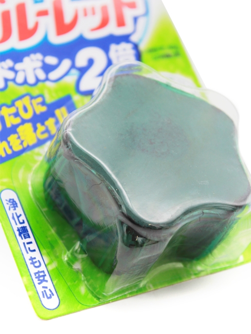 Kobayashi Таблетка для бачка унитаза с эффектом окрашивания воды (двойная) Травы Bluelet Dobon W, 120 г