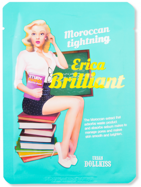 Baviphat Urban Dollkiss The Mask Moroccan Tightning Маска тканевая для ухода за порами, 25 г