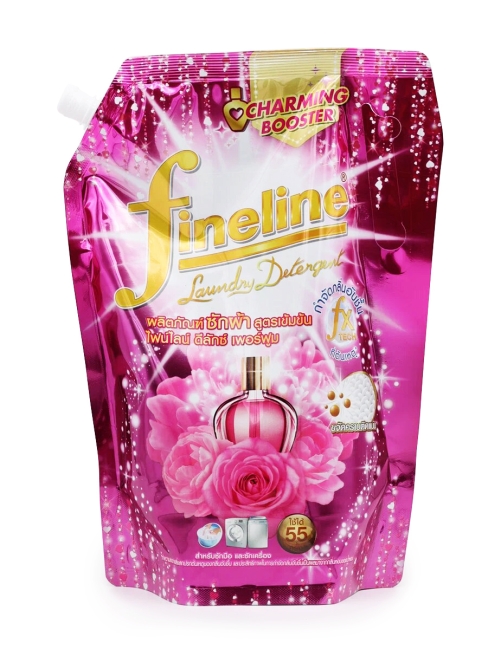 Fineline Гель концентрат для стирки парфюмированный цветочный Deluxe Perfume Pink, 1250 мл