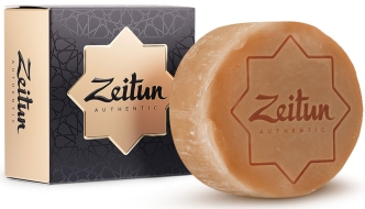 Zeitun Алеппское мыло экстра "Сосновый дёготь" против акне и перхоти, 125 г