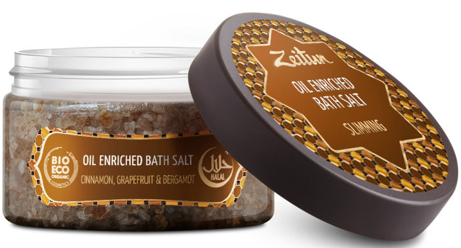 Zeitun Соль для похудения с экстрактом опунции, маслами грейпфрута, бергамота, корицы, 250 мл