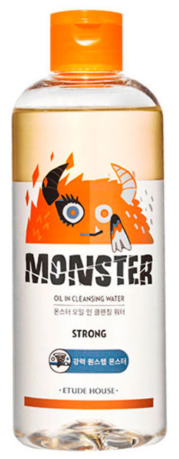 ETUDE HOUSE Monster Oil Cleansing Water Двухфазная очищающая вода, 300 мл ETUDE HOUSE Monster Oil Cleansing Water Двухфазная очищающая вода, 300 мл
