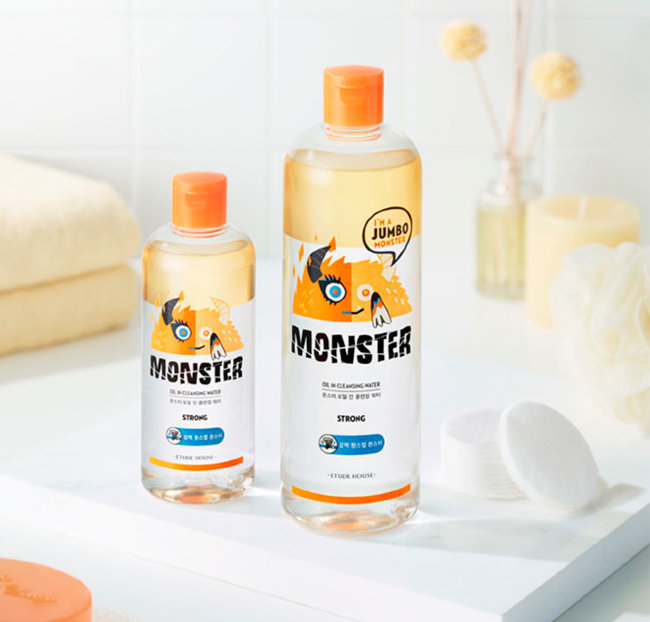 ETUDE HOUSE Monster Oil Cleansing Water Двухфазная очищающая вода, 300 мл ETUDE HOUSE Monster Oil Cleansing Water Двухфазная очищающая вода, 300 мл