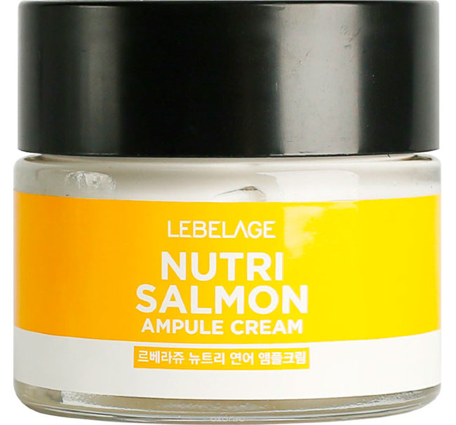 Lebelage Nutri Salmon Ampule Cream Питательный Ампульный Крем с маслом лосося, 70 мл