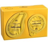 Кафе Красоты Маска 2в1 "Послушные локоны" для кудрявых волос, 15 мл + 5 мл + шапочка
