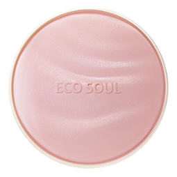 The Saem Кушон солнцезащитный Eco Soul Bounce Cream Foundation 21 Light Beige SPF50+ PA+++, 15 г