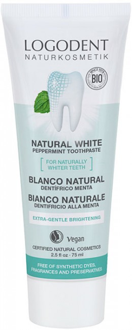 Logona Зубная паста Натуральное отбеливание, 75 мл