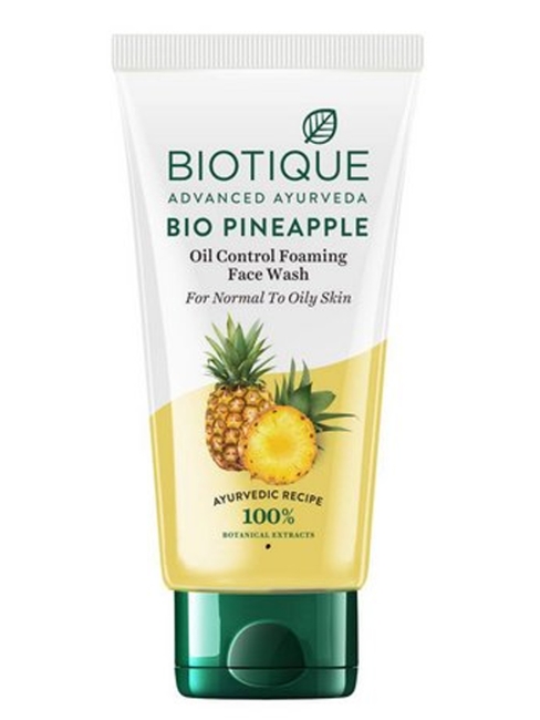 Biotique Гель для умывания кожи лица с экстрактом ананаса Bio Pineapple Oil Control Foaming Face Wash, 50 мл Biotique Гель для умывания кожи лица с экстрактом ананаса Bio Pineapple Oil Control Foaming Face Wash, 50 мл
