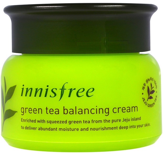 Innisfree Green Tea Balancing Cream Крем для лица с экстрактом зеленого чая, 50 мл