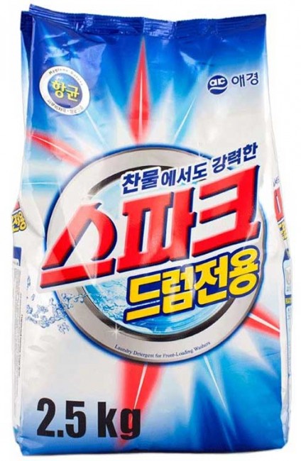 KeraSys Spark Drum Laundry Detergent Концентрированный стиральный порошок Спарк Драм, 2,5 кг KeraSys Spark Drum Laundry Detergent Концентрированный стиральный порошок Спарк Драм, 2,5 кг