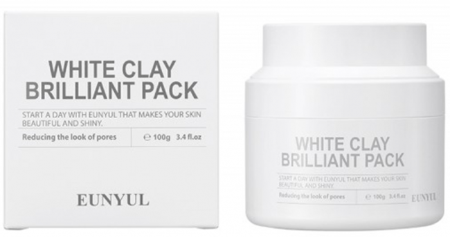 EUNYUL White Clay Brilliant Pack Очищающая маска для лица с белой глиной, 100 мл