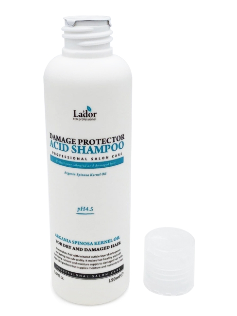 La'dor Шампунь бесщелочной аргановым маслом Damaged Protector Acid Shampoo, 150 мл La'dor Шампунь бесщелочной аргановым маслом Damaged Protector Acid Shampoo, 150 мл