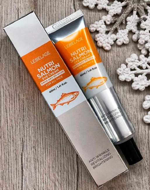 Lebelage Крем для области вокруг глаз с маслом лосося Nutri Salmon Eye Cream, 40 мл