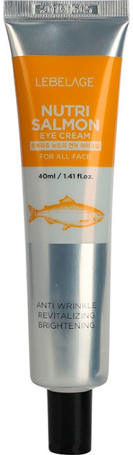 Lebelage Крем для области вокруг глаз с маслом лосося Nutri Salmon Eye Cream, 40 мл