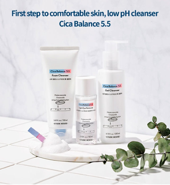 ETUDE HOUSE Cica Balance 5.5 Gel Cleanser Очищающий гель для лица, 200 мл ETUDE HOUSE Cica Balance 5.5 Gel Cleanser Очищающий гель для лица, 200 мл