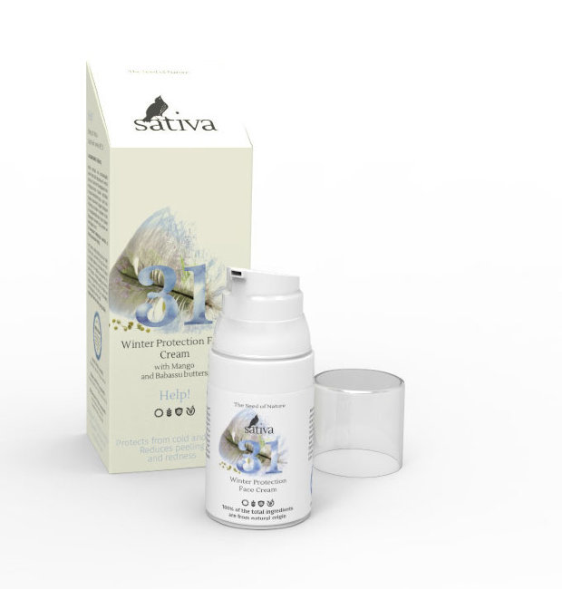 Sativa №31 Крем для лица защитный HELP! 30 мл