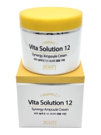 Jigott Крем для лица ампульный с витамином C Vita Solution 12 Synergy Ampoule Cream, 100 мл
