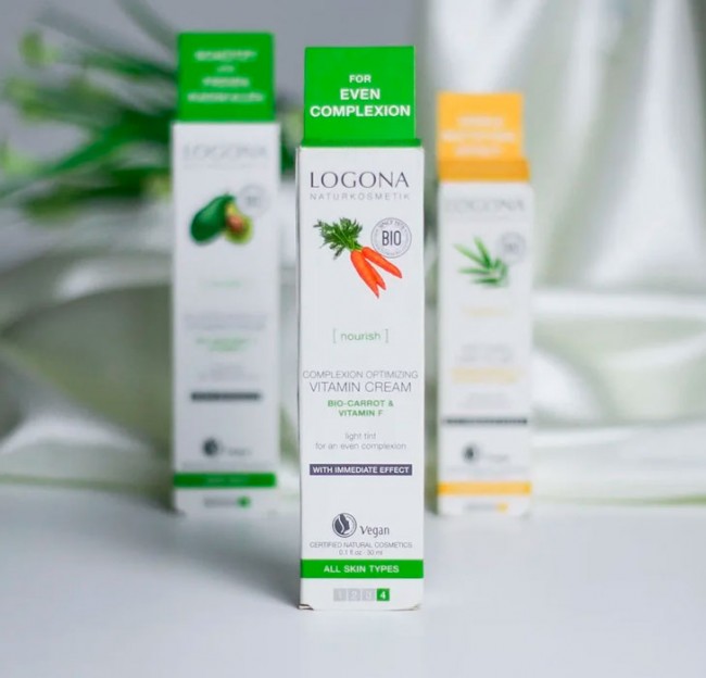 Logona Крем для улучшения цвета лица с био-морковью и витамином F, 30 мл Logona Крем для улучшения цвета лица с био-морковью и витамином F, 30 мл