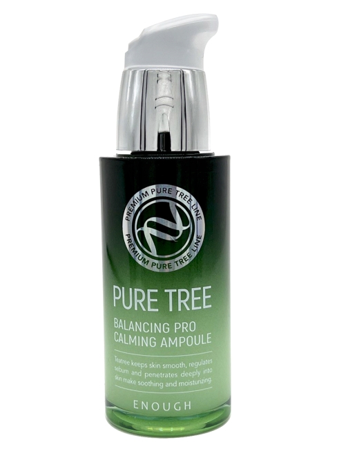 Enough Сыворотка для лица с Чайным деревом успокаивающая Pure Tree Balancing Pro Calming Ampoule, 30 мл Enough Сыворотка для лица с Чайным деревом успокаивающая Pure Tree Balancing Pro Calming Ampoule, 30 мл