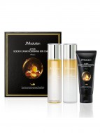 JMsolution Набор по уходу за лицом с экстрактом икры и частичками золота Active Golden Caviar Nourishing Skin Care Set Prime, 3 продукта