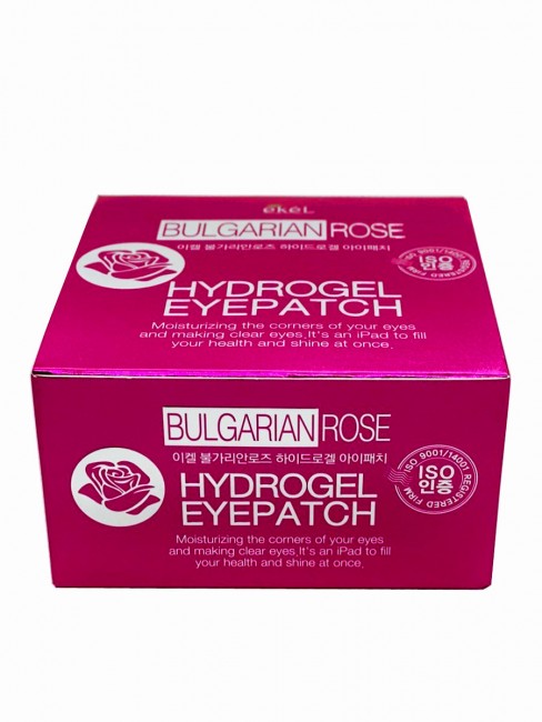 Ekel Гидрогелевые патчи с экстрактом Болгарской розы Bulgarian Rose Hydrogel Eye Patch, 60 шт