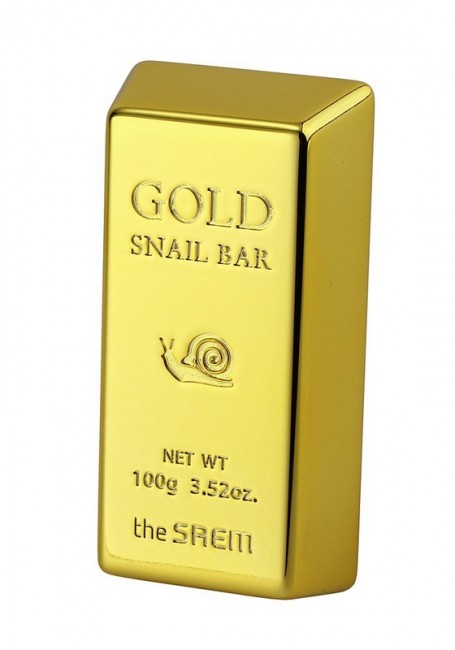 The Saem Gold Snail Bar Мыло для умывания с экстрактом золота, муцина улитки, оливы, 100 г The Saem Gold Snail Bar Мыло для умывания с экстрактом золота, муцина улитки, оливы, 100 г