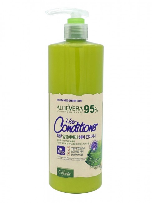 White Organia Кондиционер для волос с Алоэ Вера 95% и витаминами Good Natural Aloe Vera Hair Conditioner, 500 мл White Organia Кондиционер для волос с Алоэ Вера 95% и витаминами Good Natural Aloe Vera Hair Conditioner, 500 мл