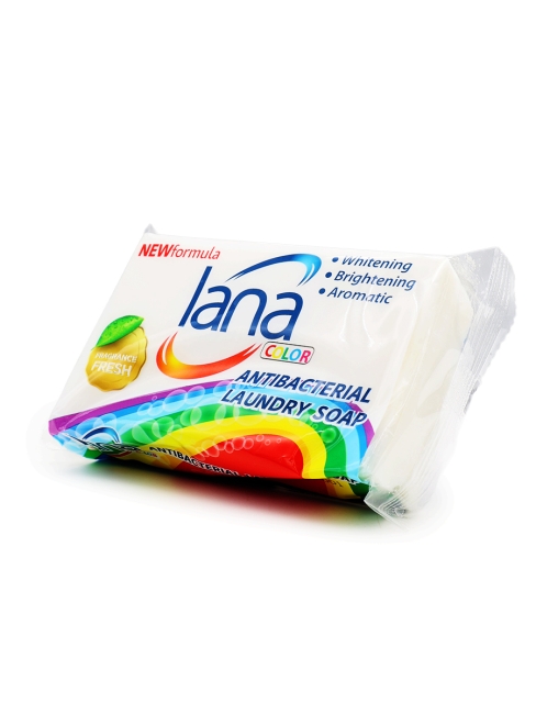 Lana Хозяйственное мыло для стирки и застирывания с ароматом свежести Antibacterial Laundry Soap, 255 г Lana Хозяйственное мыло для стирки и застирывания с ароматом свежести Antibacterial Laundry Soap, 255 г
