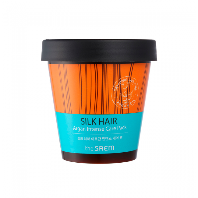 The Saem Маска интенсивная для волос Silk Hair Argan Intense Care Pack