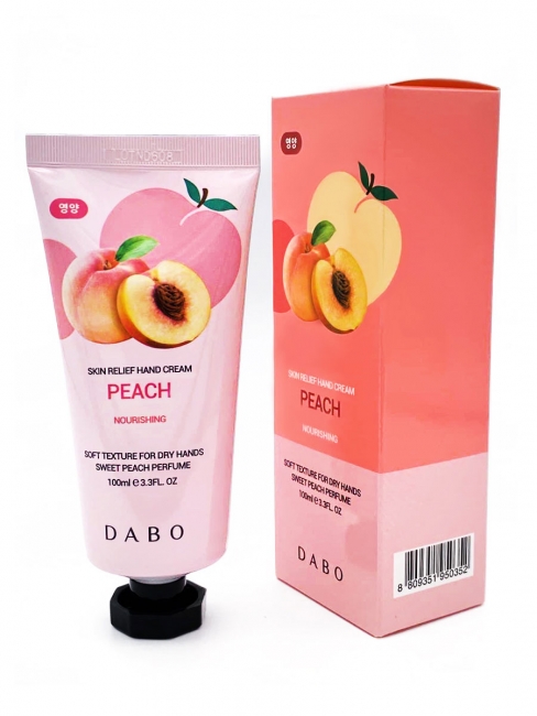 DABO Крем для рук с экстрактом персика Skin Relief Hand Cream Peach, 100 г