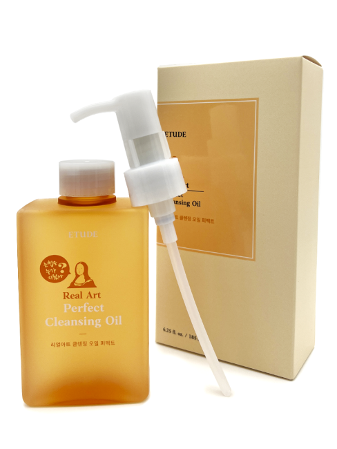 ETUDE HOUSE Интенсивное очищающее гидрофильное масло Real Art Perfect Cleansing Oil, 185 мл