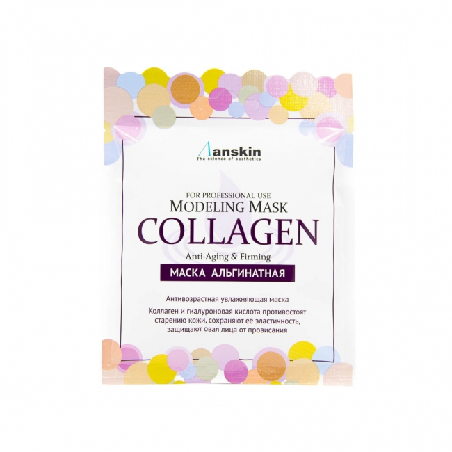 Anskin Маска альгинатная с коллагеном укрепляющая Collagen Modeling Mask / Refill, 25 г