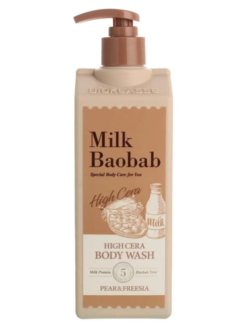 Milk Baobab Гель для душа High Cera Body Wash Pear & Freesia, 500 мл Milk Baobab Гель для душа High Cera Body Wash Pear & Freesia, 500 мл