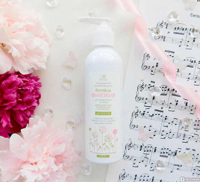 Kleona Мыло для интимной гигиены Femina Фитолия, 200 мл