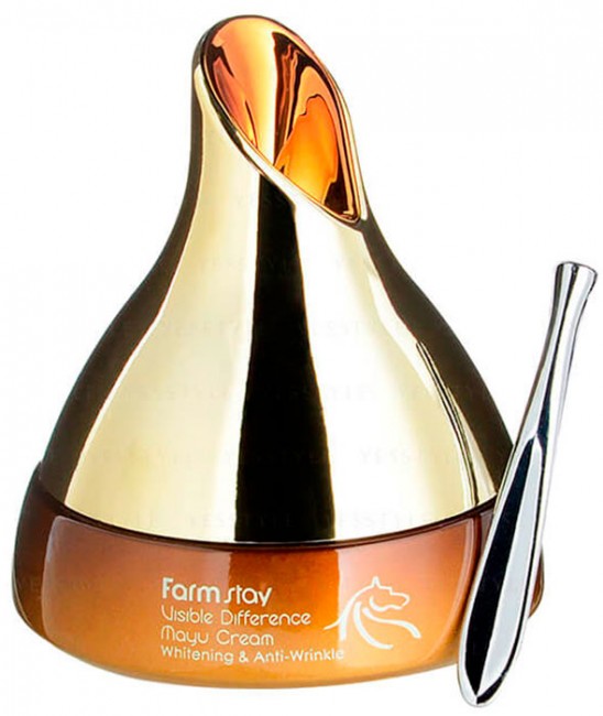 FarmStay Visible Difference Mayu Cream Питательный крем для лица с конским жиром, 50 г FarmStay Visible Difference Mayu Cream Питательный крем для лица с конским жиром, 50 г