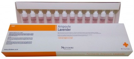 Skindom Концентрат для лица с ферментами лаванды для чувствительной кожи Fermenta Ampoules Lavender, 12*7 мл